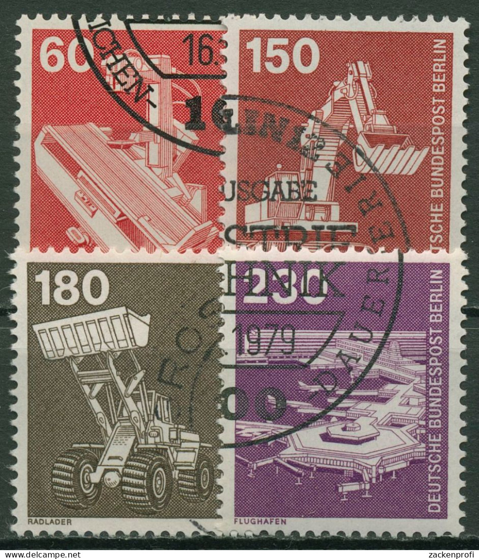 Berlin 1978 Industrie Und Technik 582/86 Gestempelt - Oblitérés