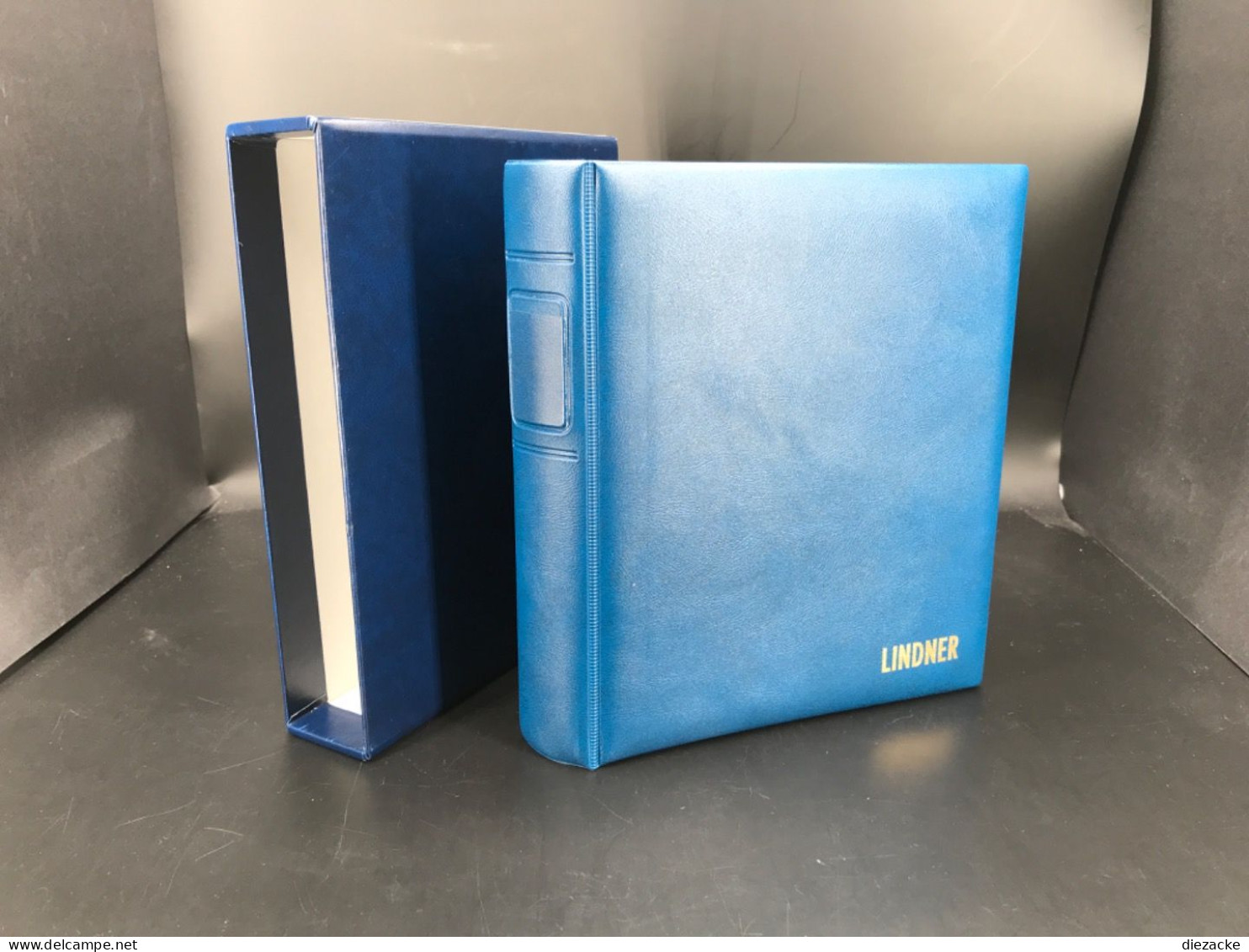 Lindner Postkarten-Album Blau Classic Mit Kassette 1131-B Neuwertig (8007 - Binders With Pages