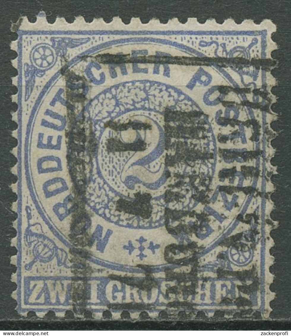 Norddeutscher Postbezirk NDP 1869 2 Groschen 17 Gestempelt - Oblitérés