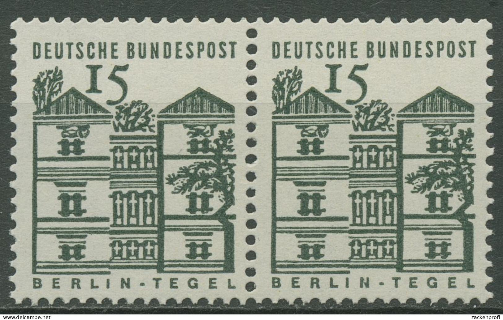 Bund 1964/65 Bauwerke Klein, Aus MHB 455 B Waag. Paar Postfrisch - Nuovi