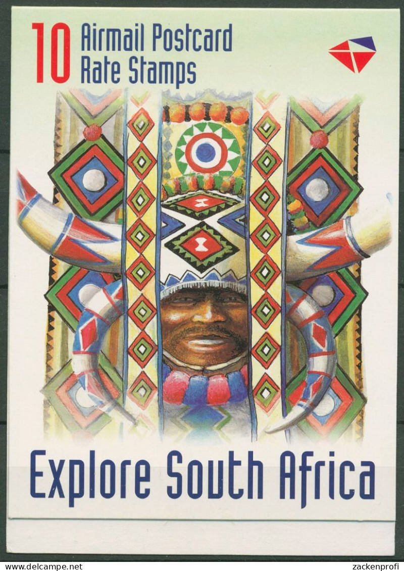 Südafrika 1998 Tourismus Nashorn Tänzer Wasserfall 1164/68 MH Postfrisch (C40614) - Booklets