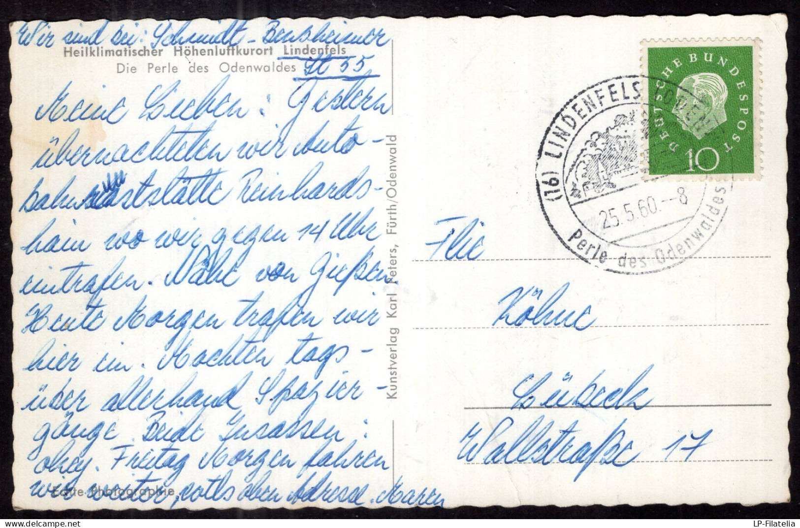 Deutschland - 1960 - Heilklimatischer Höhenluftkurort Lindenfels - Darmstadt
