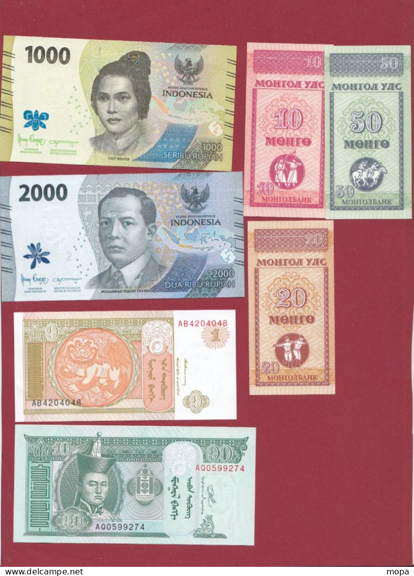 Autres - Asie --70 Billets --UNC/NEUF --PETIT PRIX POUR COLLECTIONNEUR DEBUTANT - Other - Asia