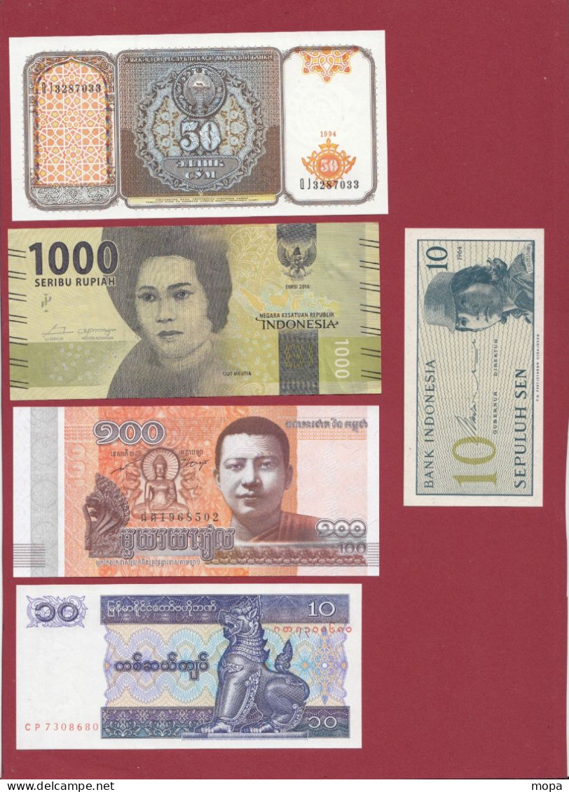 Autres - Asie --70 billets --UNC/NEUF --PETIT PRIX POUR COLLECTIONNEUR DEBUTANT