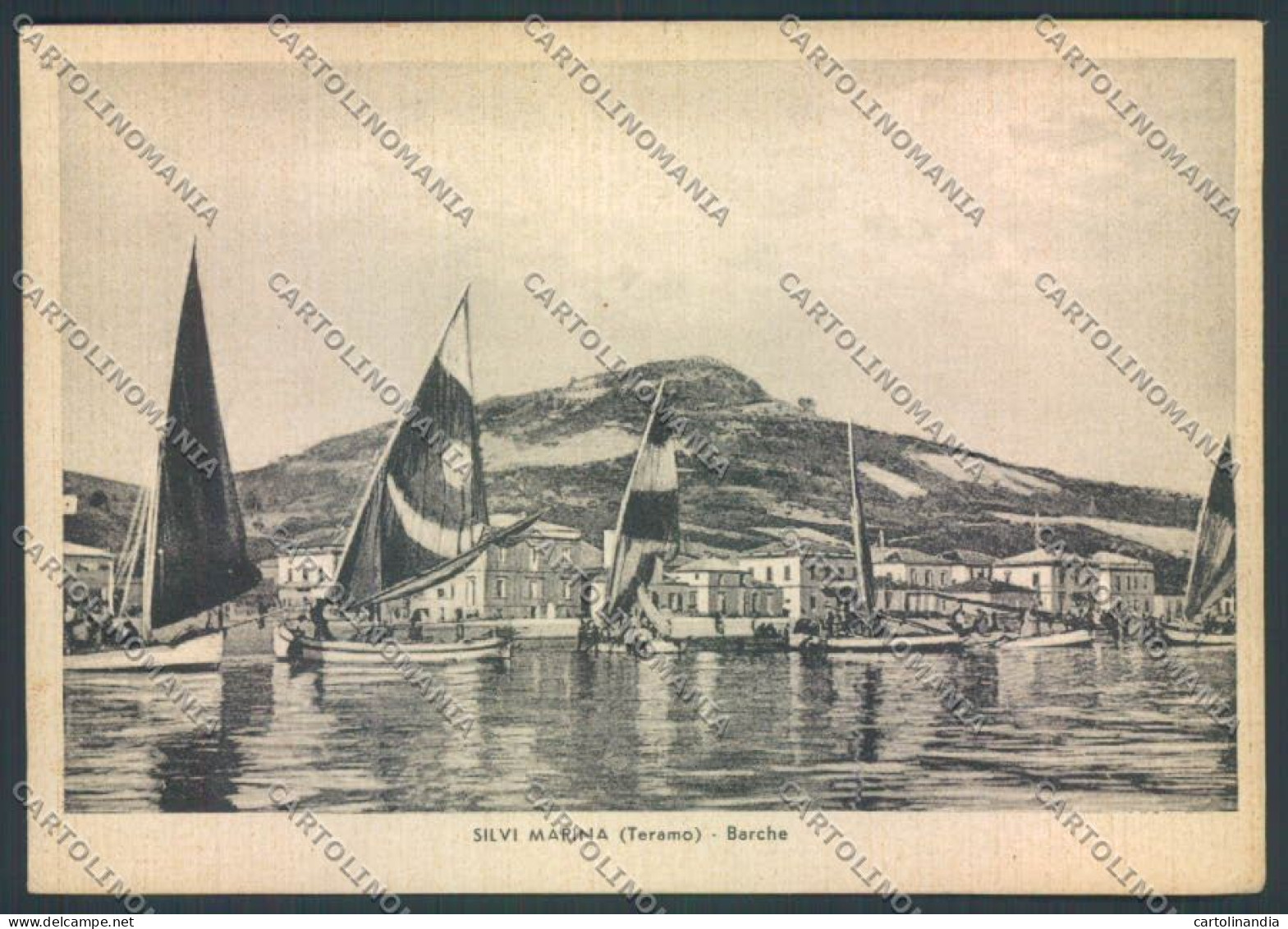 Teramo Silvi Marina Barca Foto FG Cartolina ZF8294 - Teramo