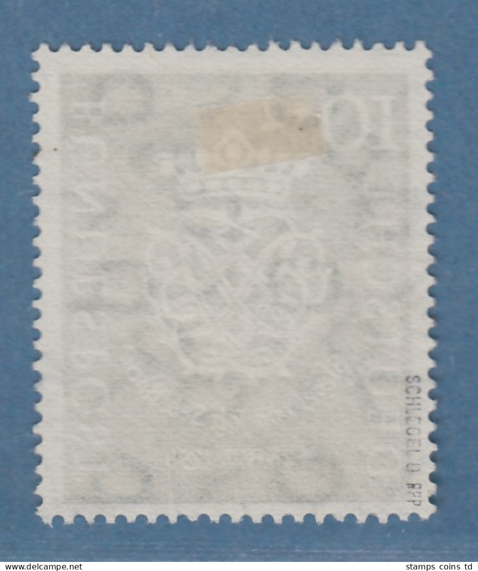 Bund 1950 Johann Seb. Bach Bachsiegel Mi.-Nr 121 Gestempelt Gepr. Schlegel BPP - Used Stamps