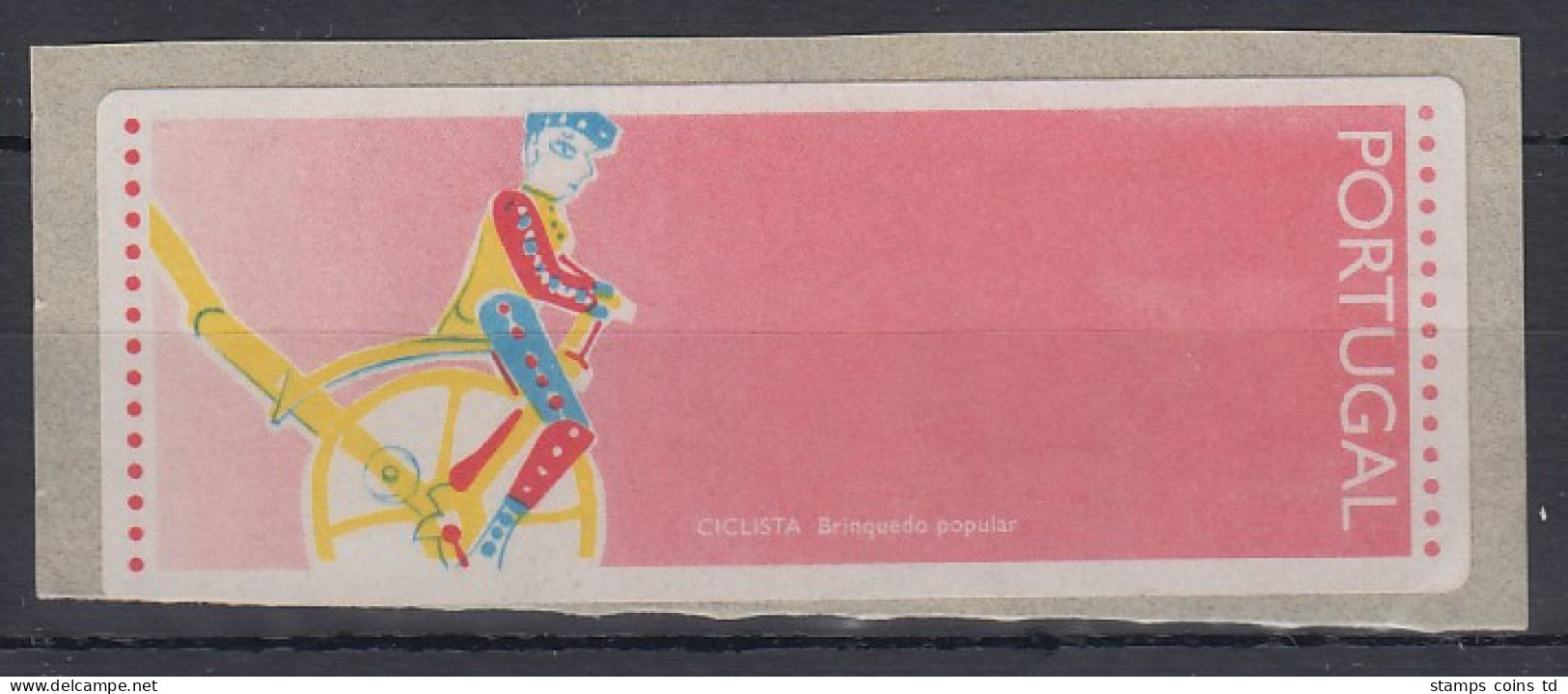 Portugal 1992 ATM Ciclista Mi.-Nr. 6 Leerfeld **  - Machine Labels [ATM]