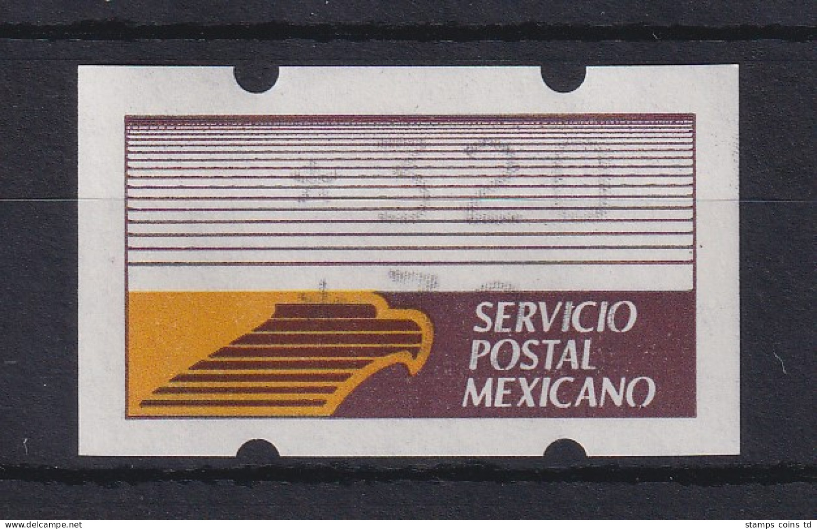 Mexiko Klüssendorf-ATM 1. Ausgabe Z-Pap. DOPPELDRUCK 320 / 320 ** - Mexico