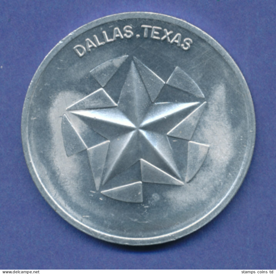 USA Token City Hall, Dallas Texas, Aluminium - Other & Unclassified