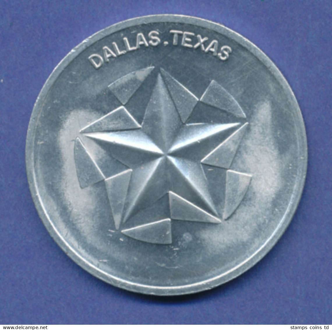 USA Token City Hall, Dallas Texas, Aluminium - Andere & Zonder Classificatie