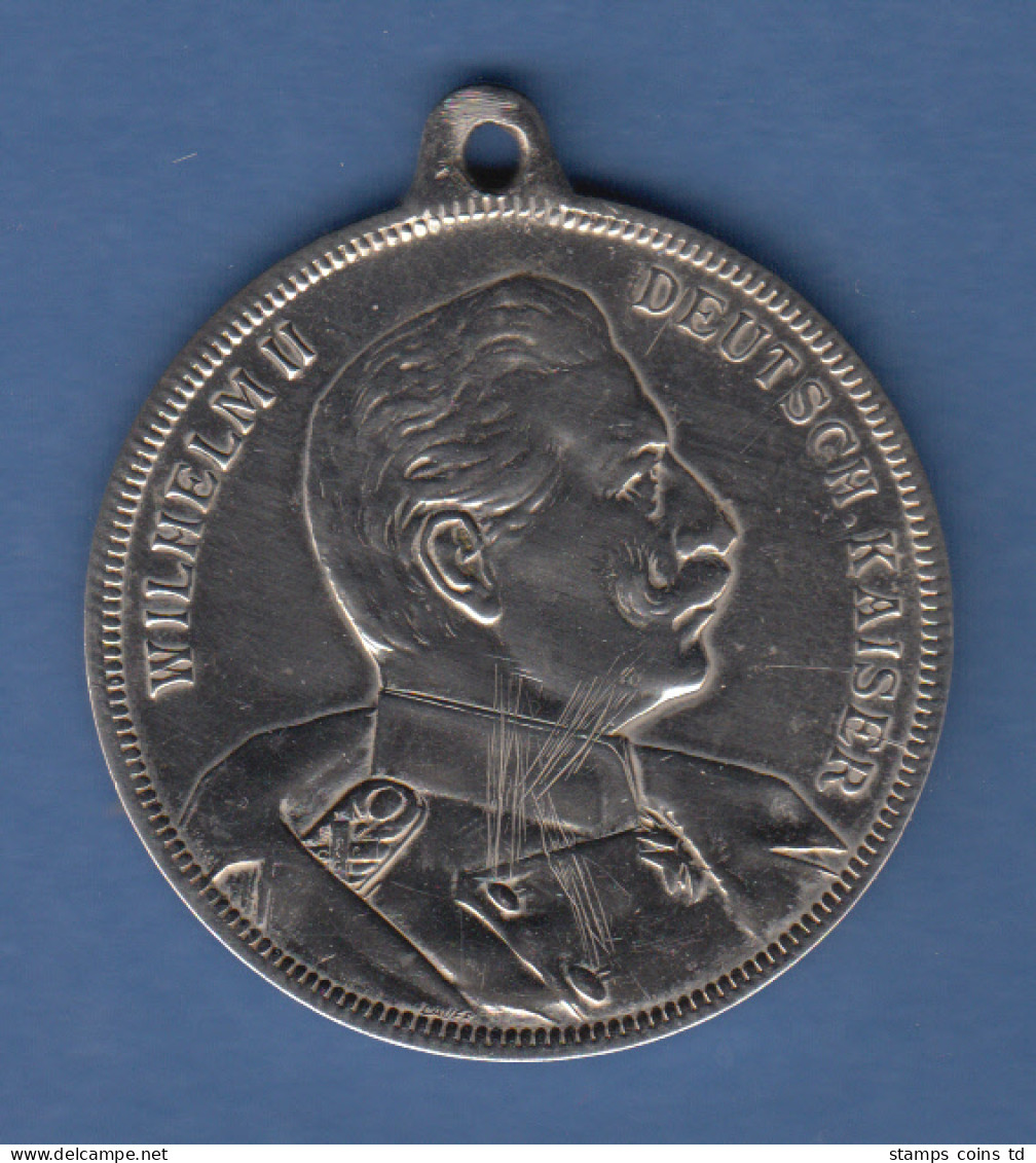 Stadt Frankfurt 1903 Medaille Männer-Gesangsvereine Kaiser Wihelm II.  - Altri & Non Classificati