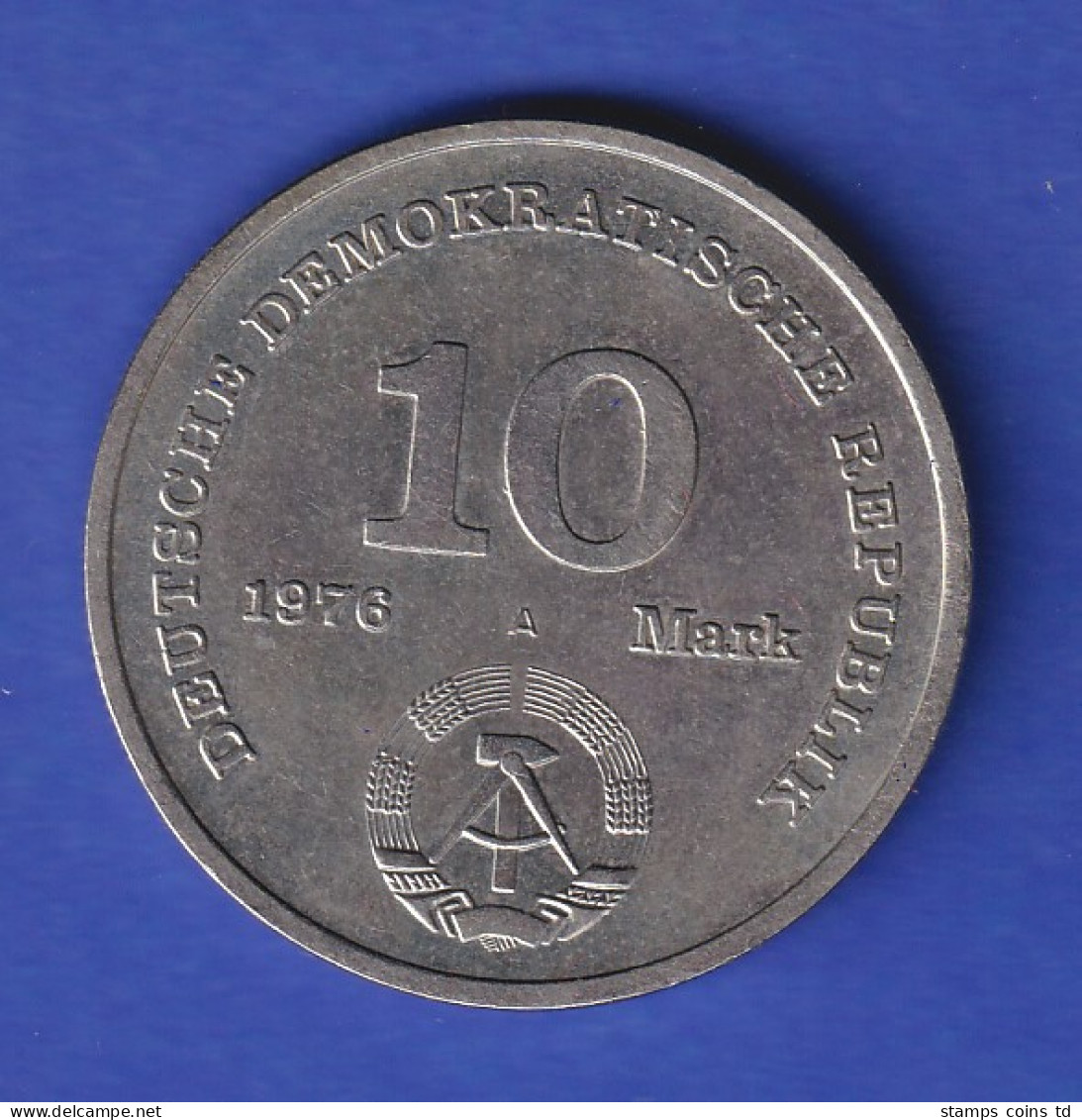 DDR 10 Mark Gedenkmünze 1976  20 Jahre Nationale Volksarmee , Stempelglanz Stg - Autres & Non Classés