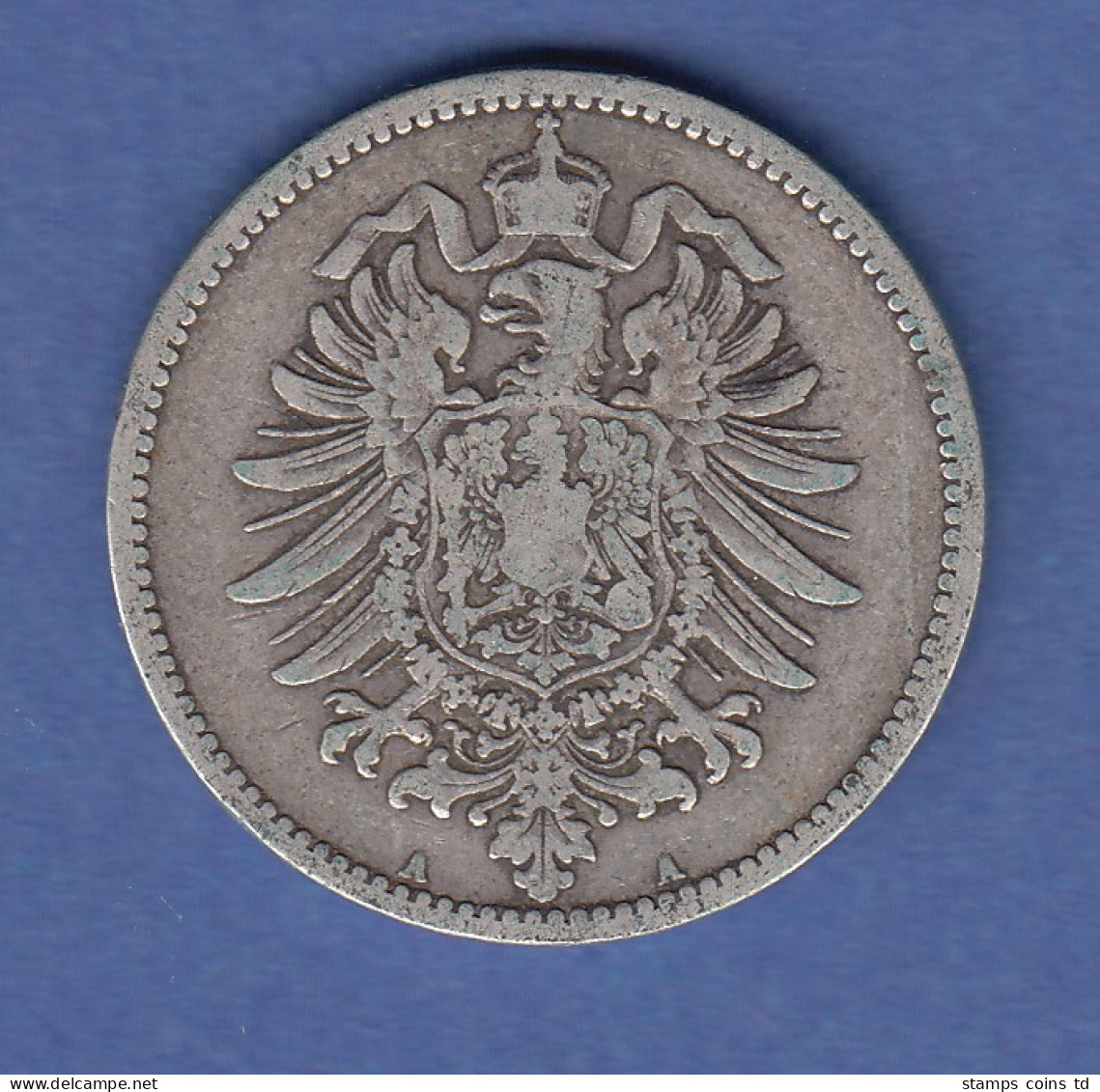 Deutsches Kaiserreich Silber-Kursmünze 1 Mark A 1883 - Autres & Non Classés