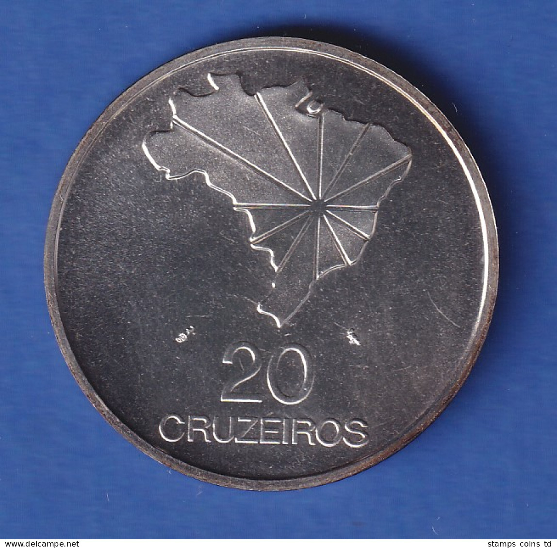 Brasilien 20 Cruzeiros 1972 - 150 Jahre Unabhängigkeit  Ag 900/18,4g - Andere - Amerika