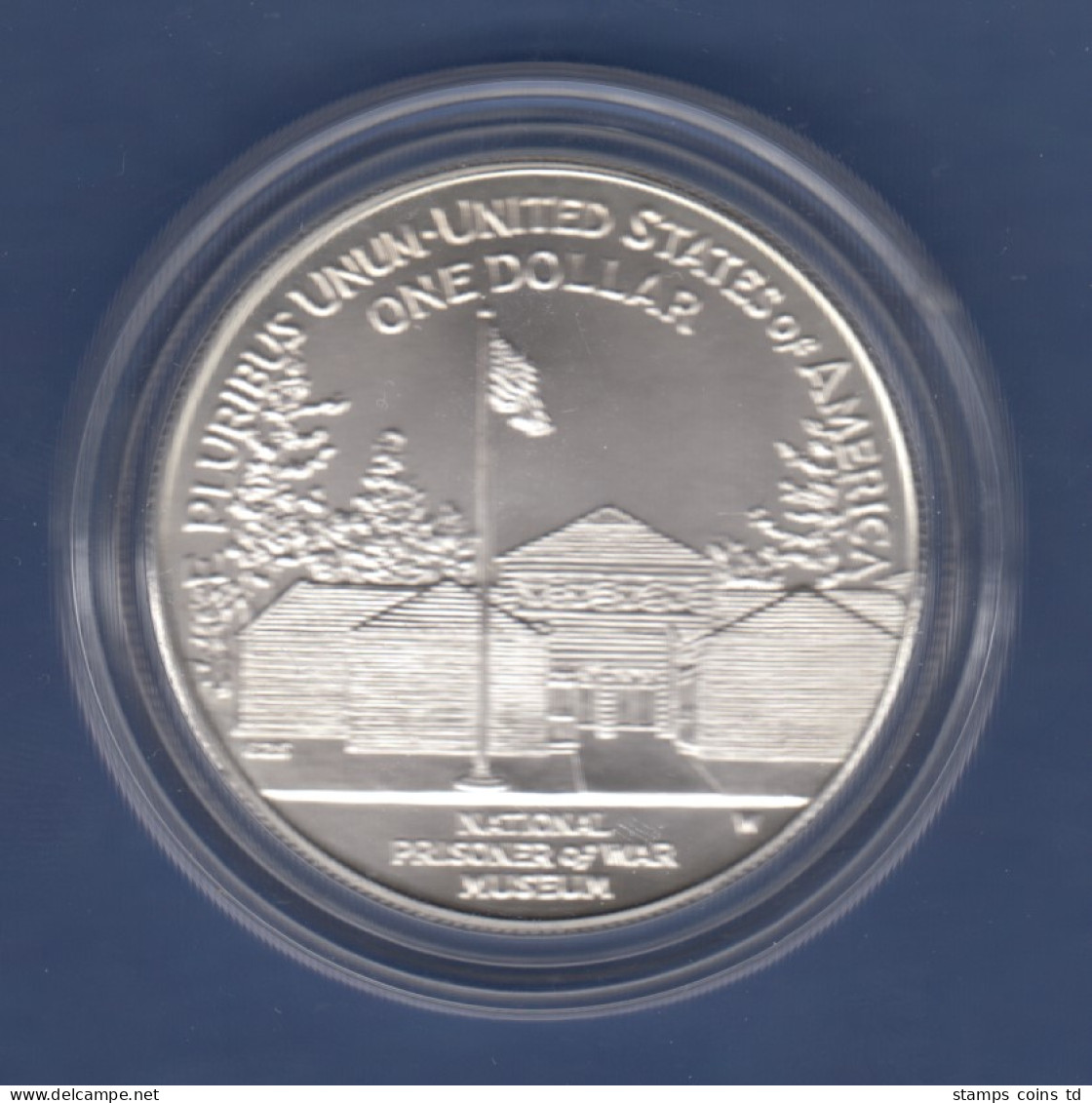USA 1994 1$ Silber-Gedenkmünze US Prisoner Of War Museum MS / Stgl - Otros & Sin Clasificación