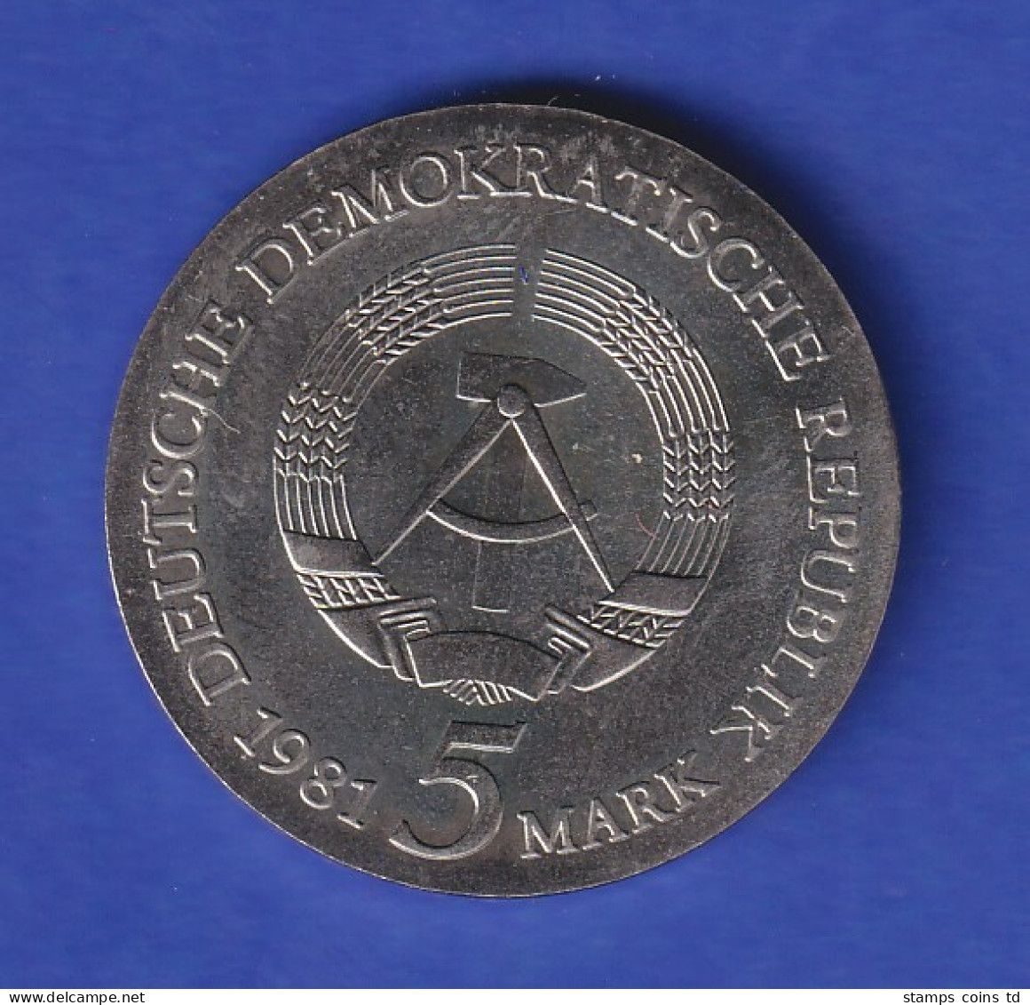 DDR 5 Mark Gedenkmünze 1981 Tilman Riemenschneider Stempelglanz  - Altri & Non Classificati