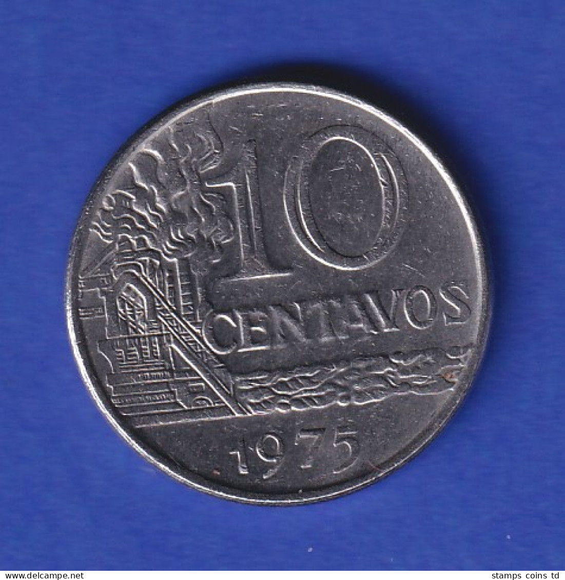 Brasilien Kursmünze 10 Centavos 1975 In Sehr Schöner Qualität - Autres – Amérique