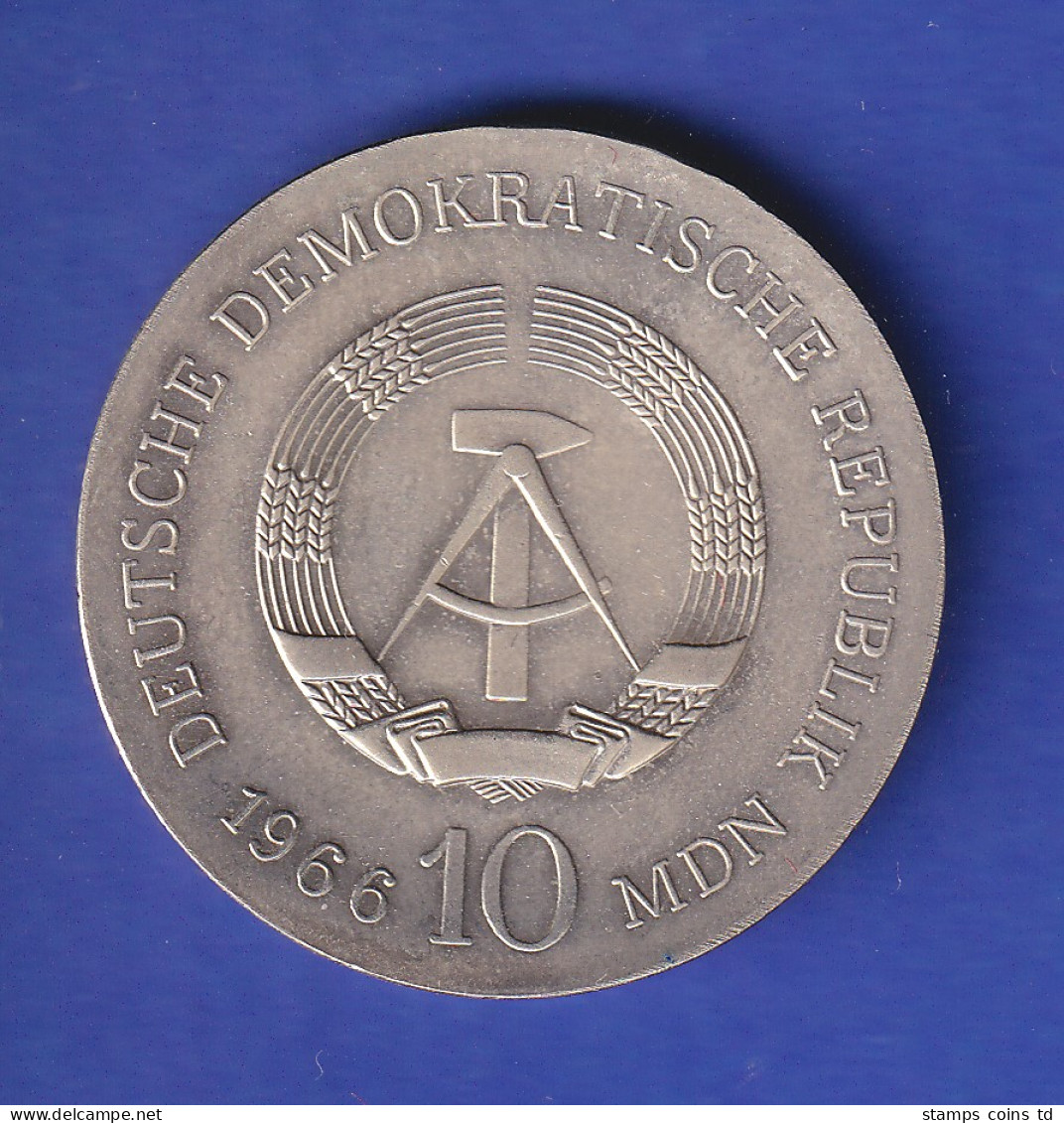 DDR 10 Mark Gedenkmünze 1966 Karl Friedrich Schinkel Stempelglanz Stg  - Otros & Sin Clasificación