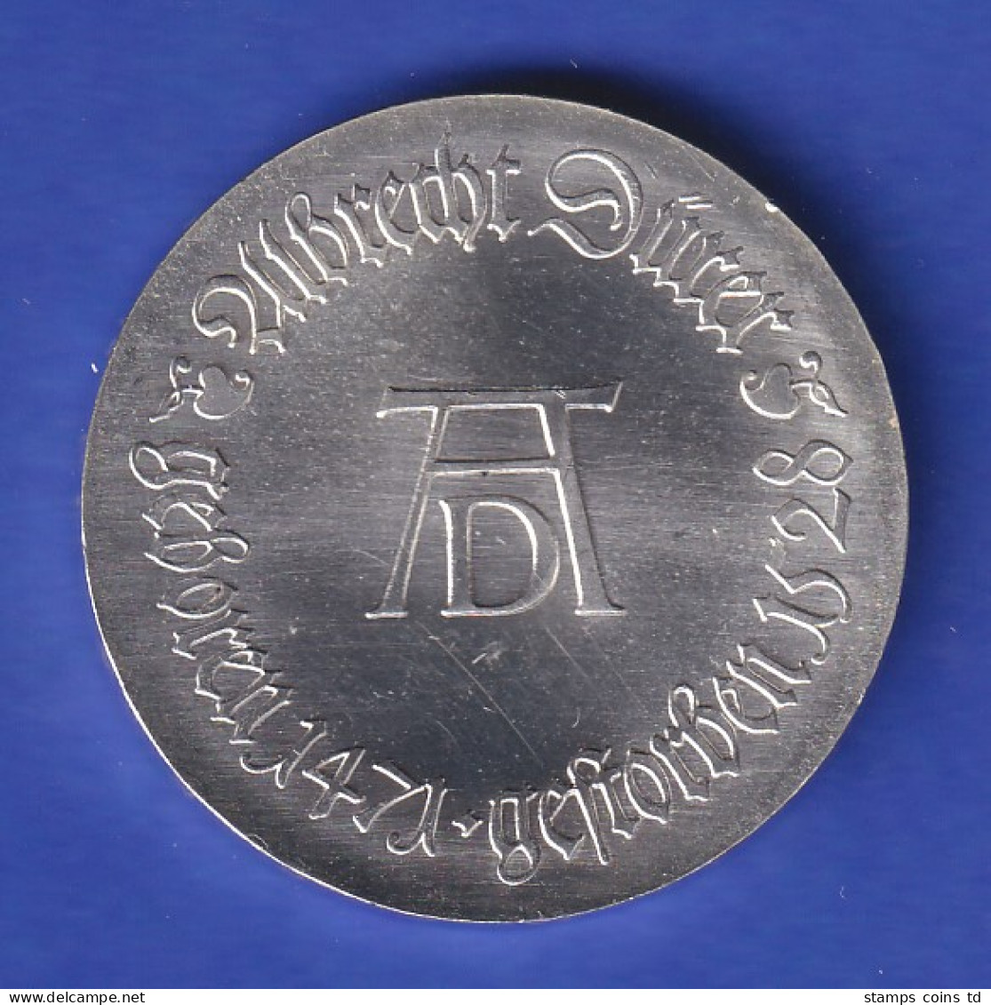 DDR 10 Mark Gedenkmünze 1971 Albrecht Dürer  - Otros & Sin Clasificación