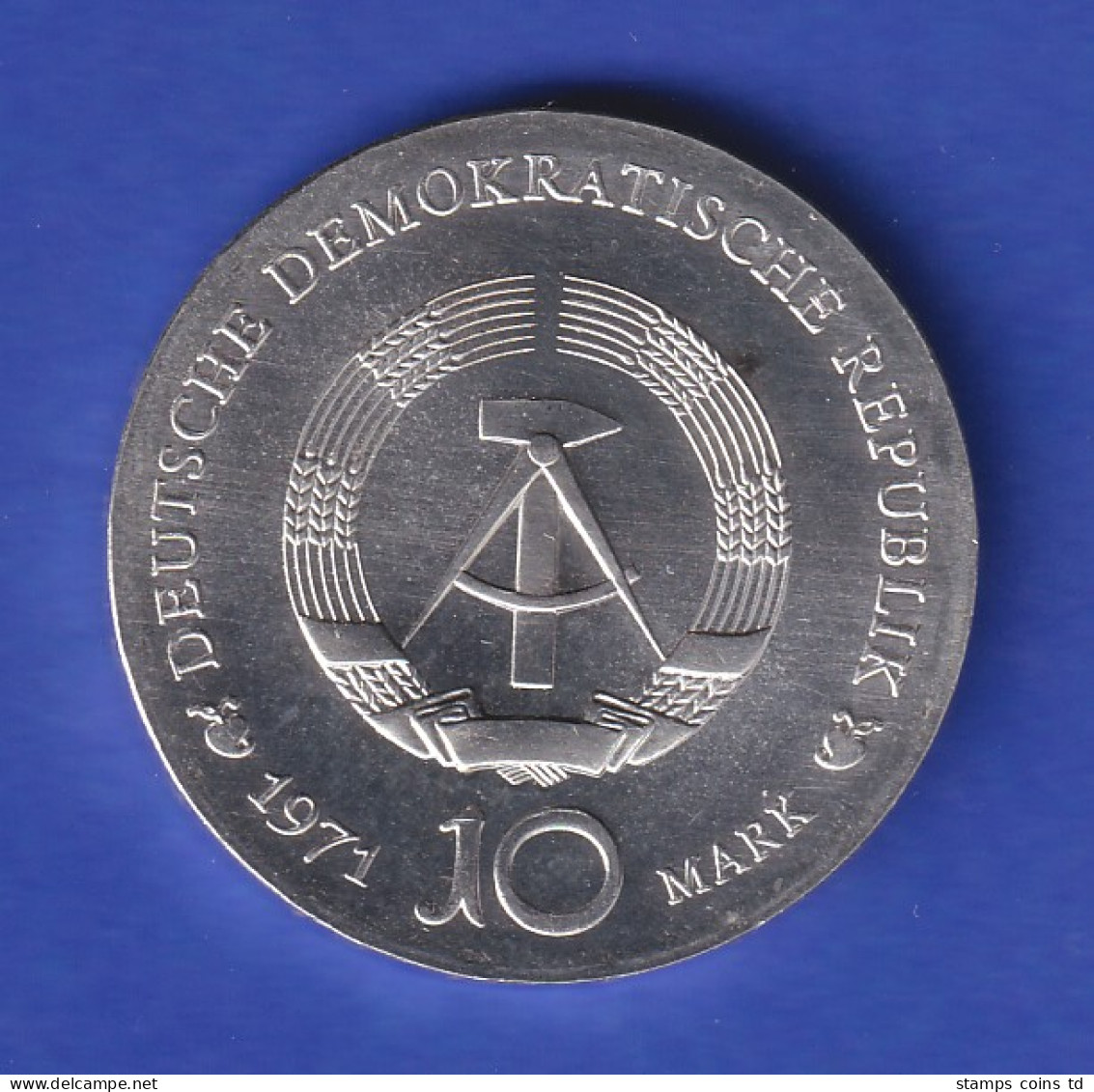 DDR 10 Mark Gedenkmünze 1971 Albrecht Dürer  - Otros & Sin Clasificación