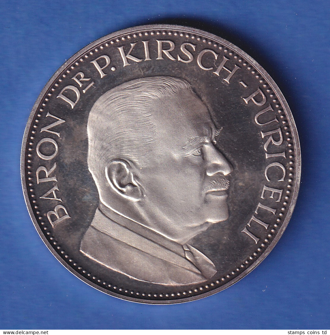 Medaille 1971 Baron Paul Kirsch-Puricelli - Burg Reichenstein - Sonstige & Ohne Zuordnung