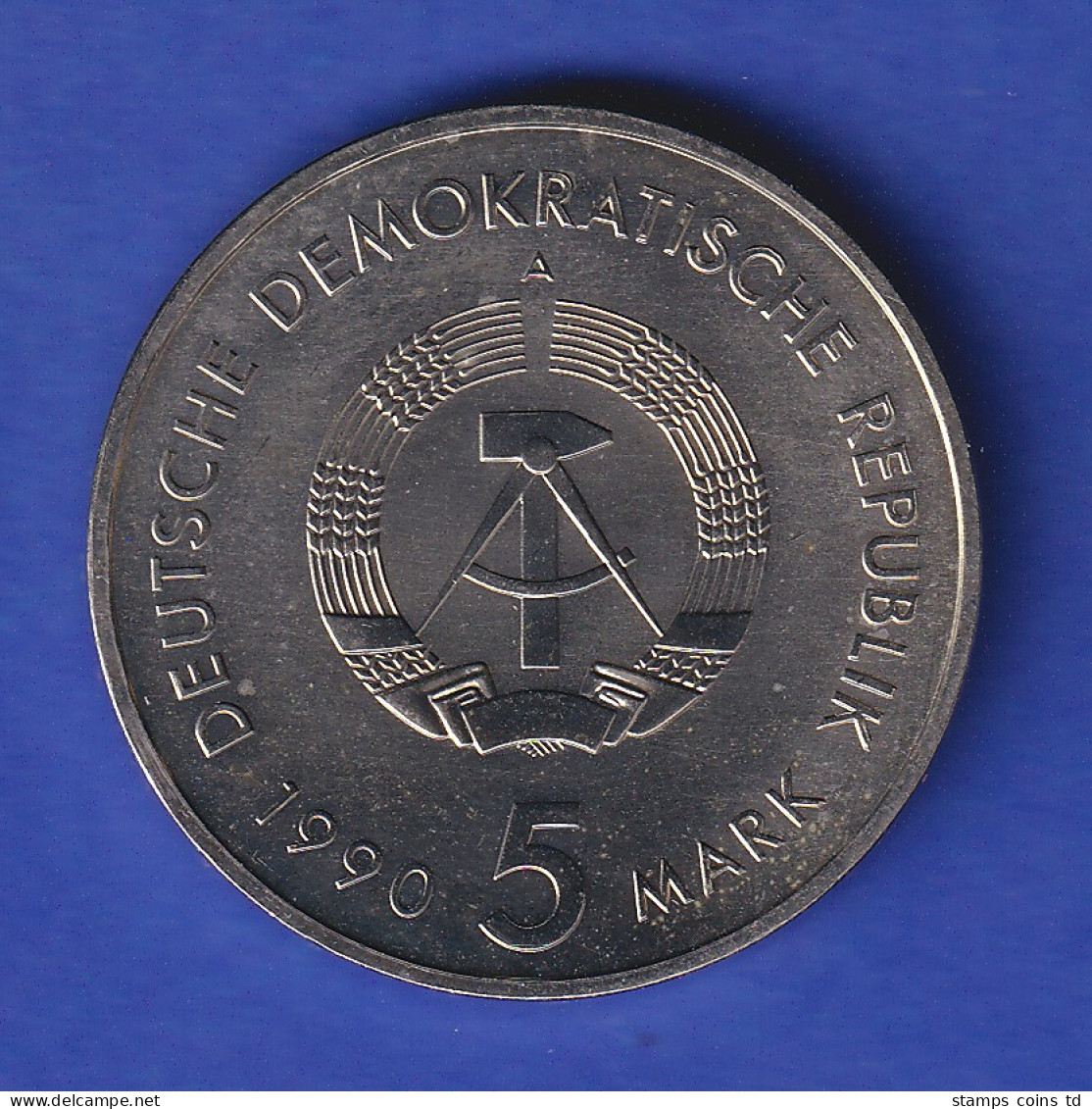 DDR 5 Mark Gedenkmünze 1990 Zeughaus Berlin, Stempelglanz Stg  - Autres & Non Classés