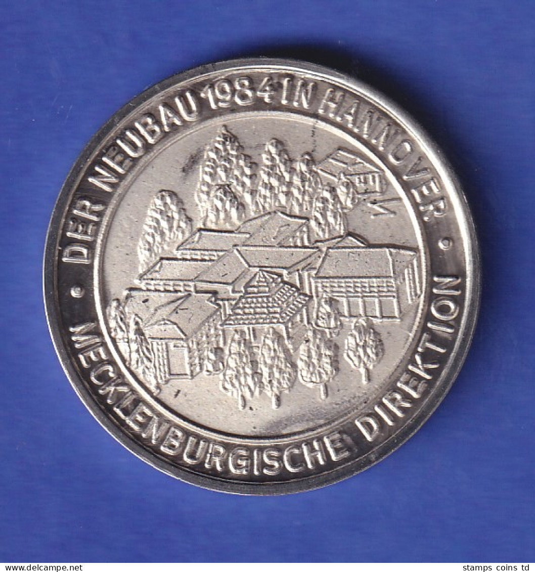 Medaille 1984 Hagelschadens-Assekuranz   Neubau In Hannover - Andere & Zonder Classificatie