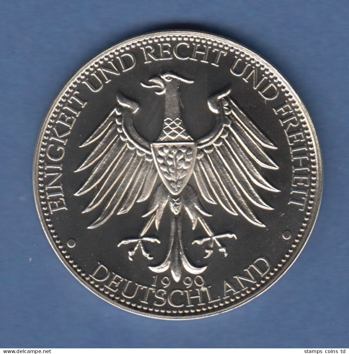 Medaille Deutschland Einig Vaterland: Brandenburger Tor 1990 CuNi 21,3g - Sonstige & Ohne Zuordnung