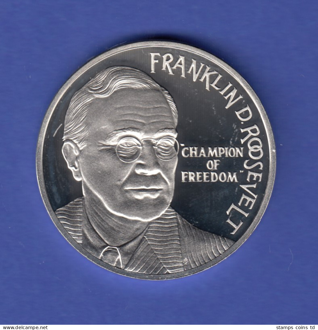 ECU-Silbermünze Niederlande " Franklin Roosevelt" 1994 - Andere & Zonder Classificatie