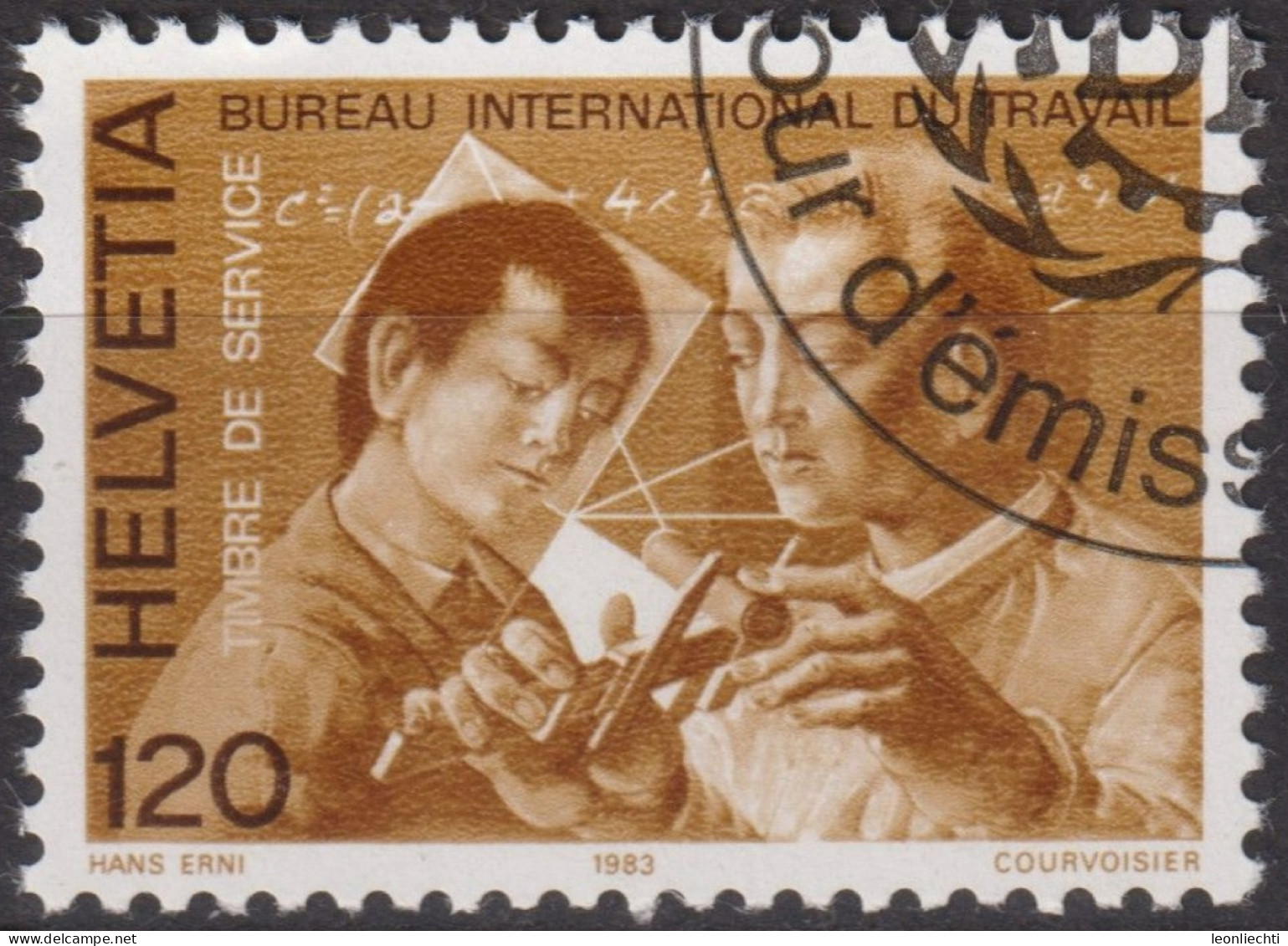 1983 CH / Dienstmarke BIT ° Mi:CH-BIT 108, Yt:CH S461, Zum:CH-BIT 109, Ergänzungswert - Dienstzegels