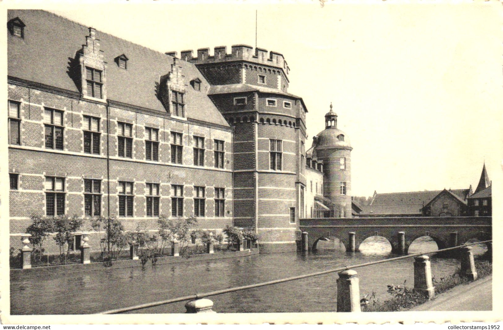 HOOGSTRATEN, ANTWERP, ARCHITECTURE, TOWER, BRIDGE, BELGIUM, POSTCARD - Hoogstraten