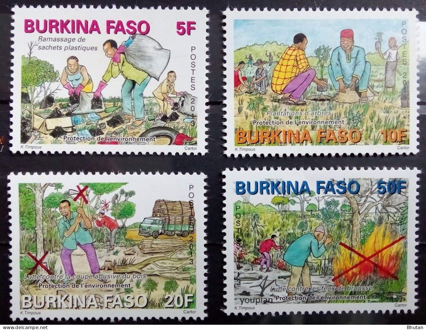 Burkina Faso 2013, Environmental Protection, MNH Stamps Set - Burkina Faso (1984-...)