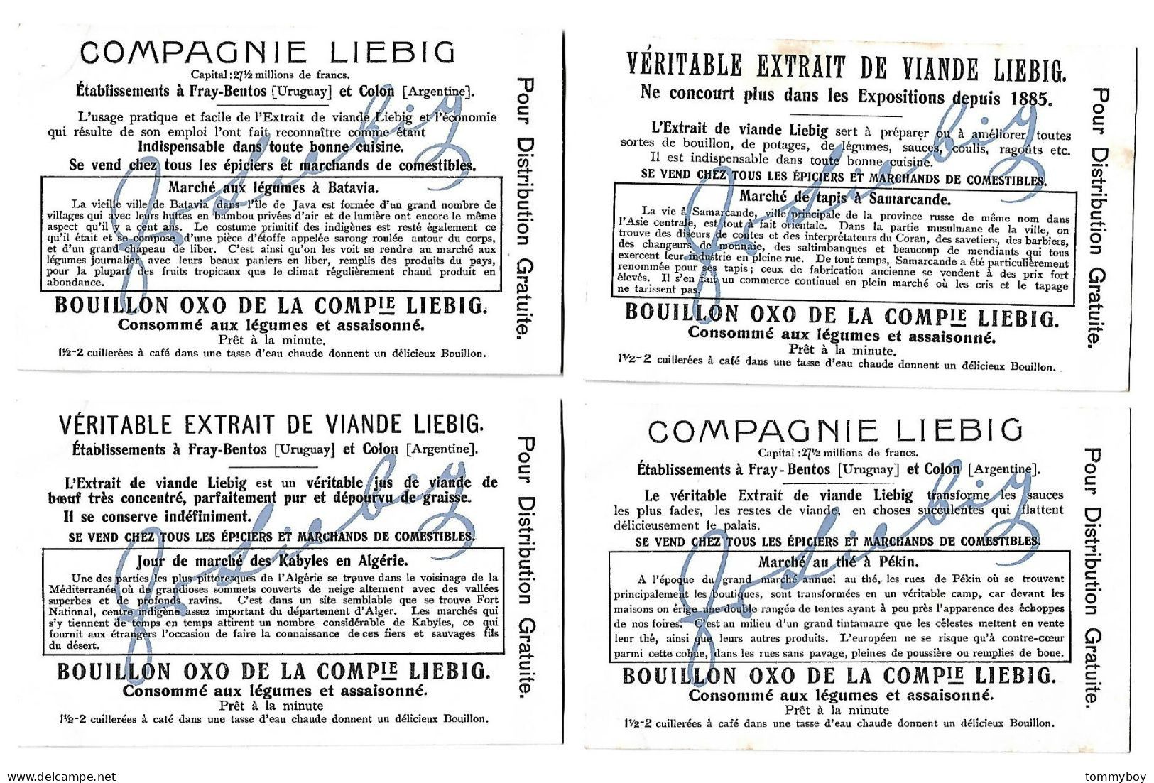 S 894, Liebig 6 Cards, Foires Et Marchés - Liebig