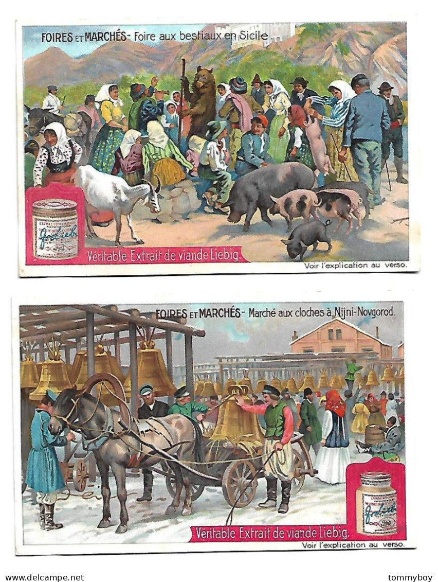 S 894, Liebig 6 Cards, Foires Et Marchés - Liebig