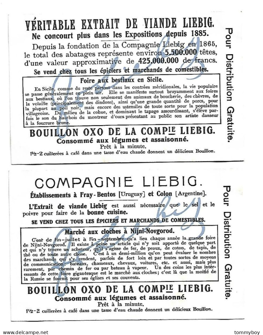 S 894, Liebig 6 Cards, Foires Et Marchés - Liebig