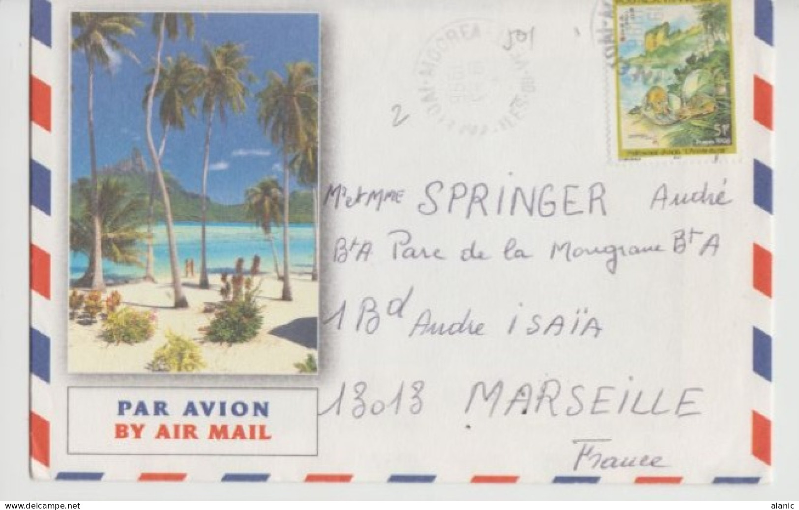 Polynésie Française >N°501 S/Lettre - Storia Postale