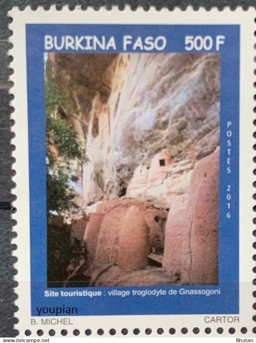 Burkina Faso 2016, Sightseeings, MNH Single Stamp - Burkina Faso (1984-...)