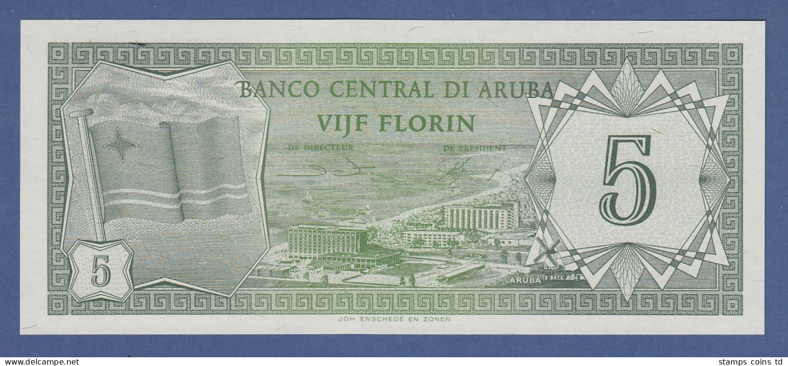 Banknote Aruba 5 Florin 1986  - Altri – America