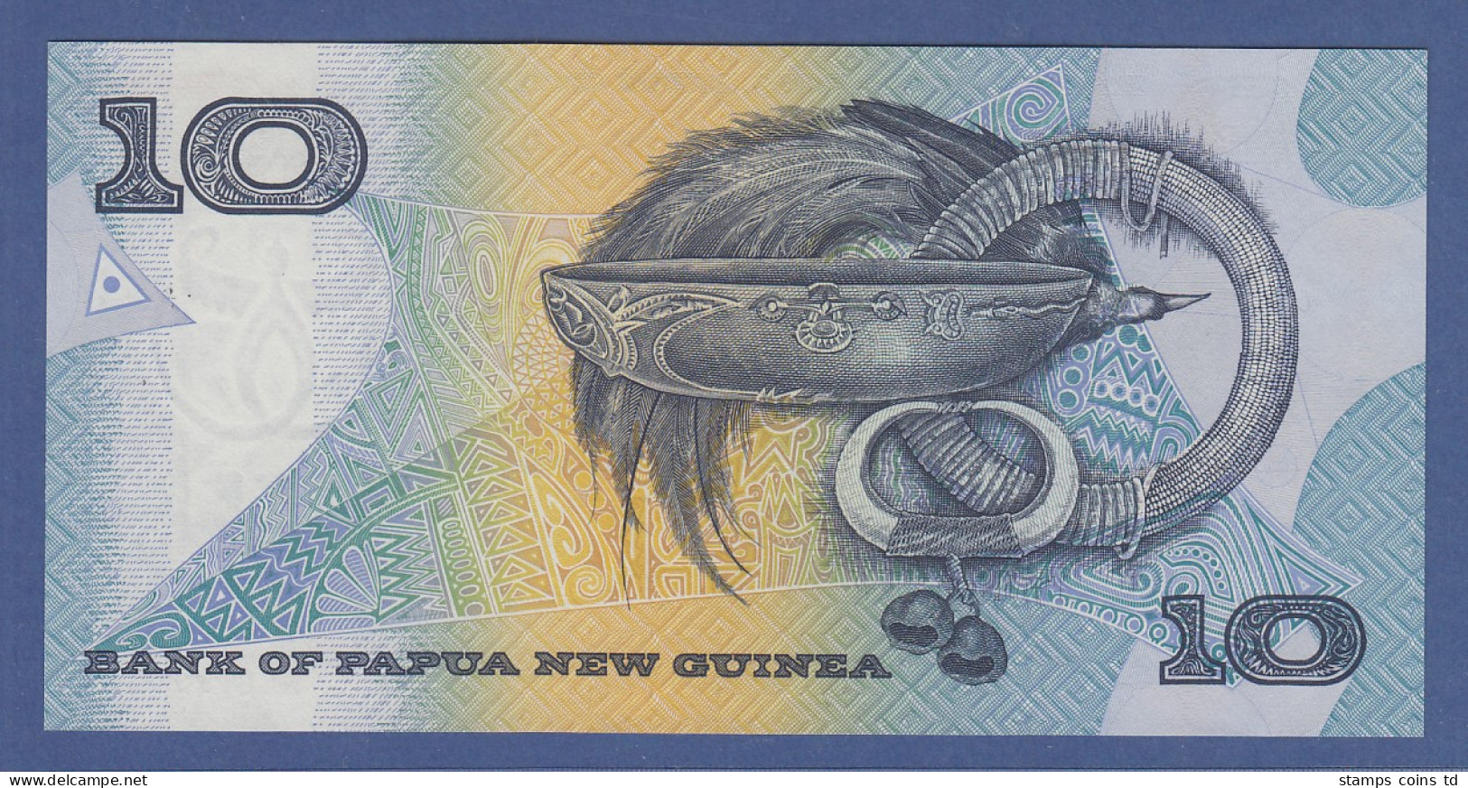 Banknote Papua-Neuguinea 10 Kina  - Otros – Oceanía