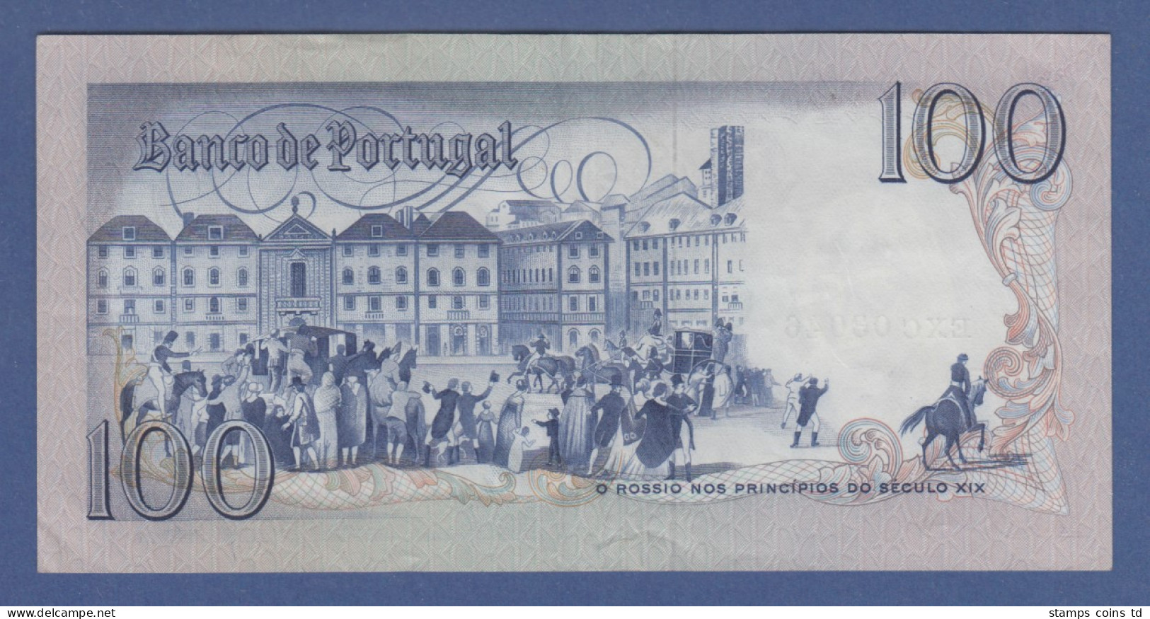 Banknote Portugal 100 Escudos Manuel Maria Barbosa Du Bocace, 1985 - Portugal