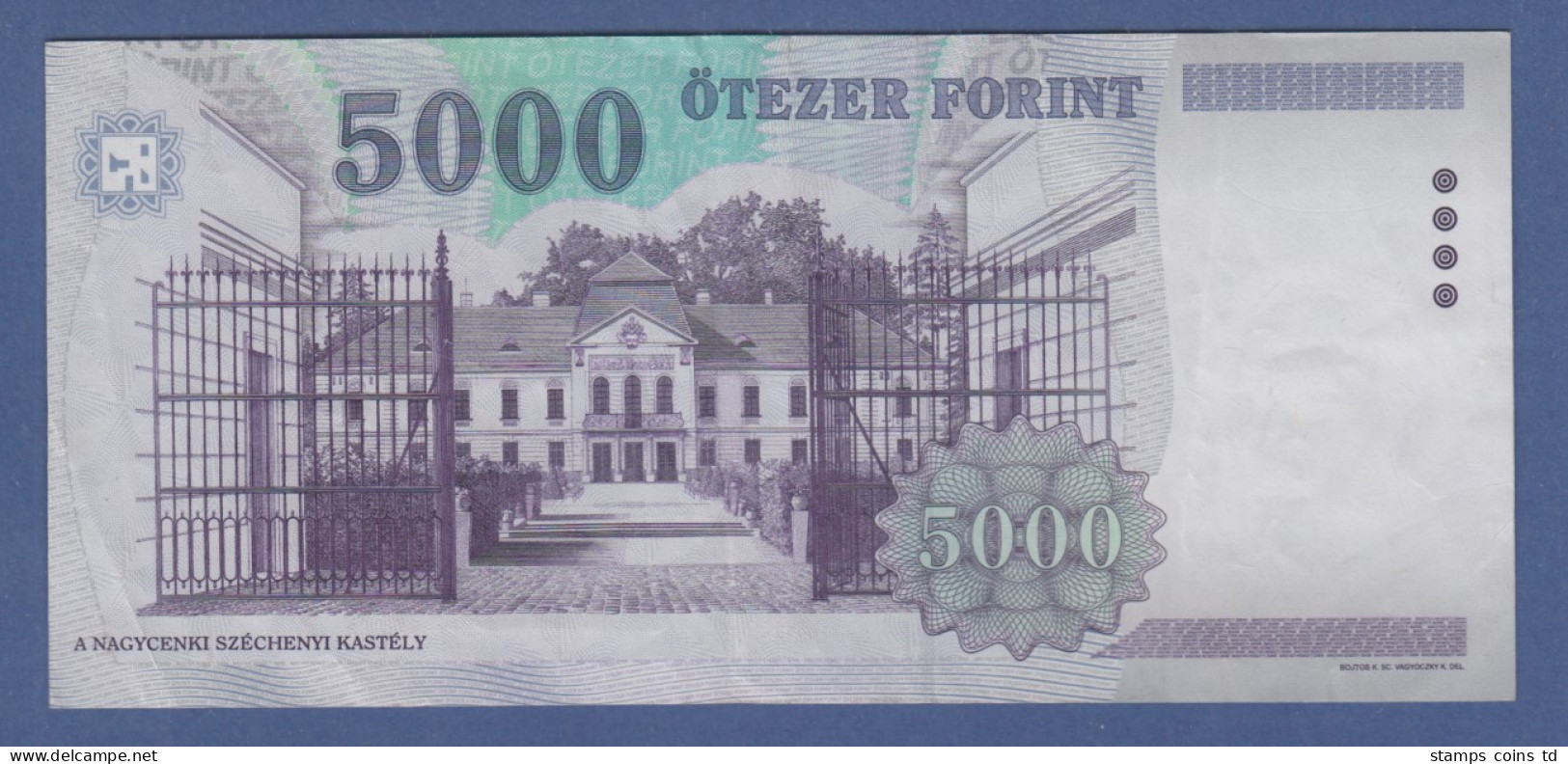 Banknote Ungarn 5000 Forint 1999 # BD 3030098 Kfr. - Other - Europe