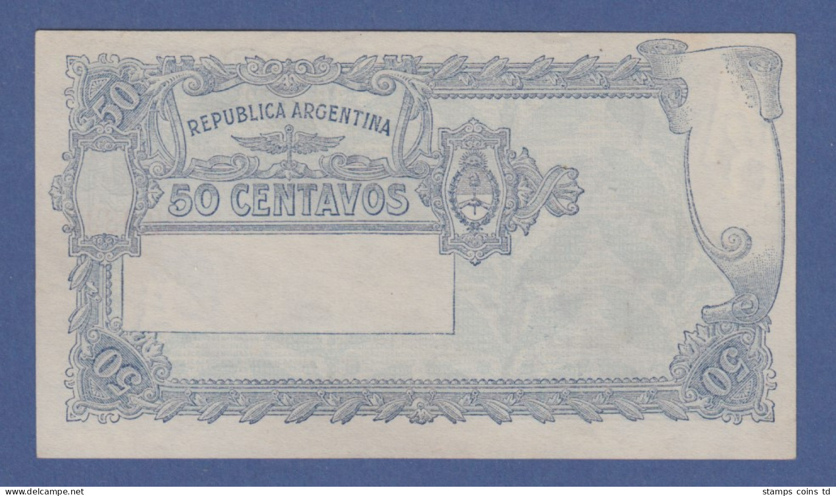 Banknote Argentinien 50 Centavos Leicht Gebraucht. - Autres - Amérique