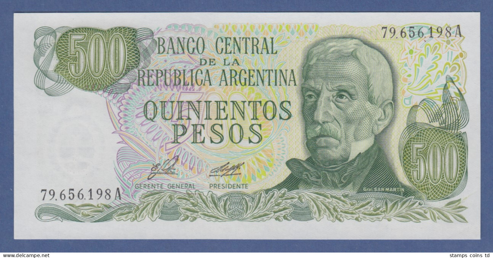 Banknote Argentinien 500 Pesos San Martin - Otros – América