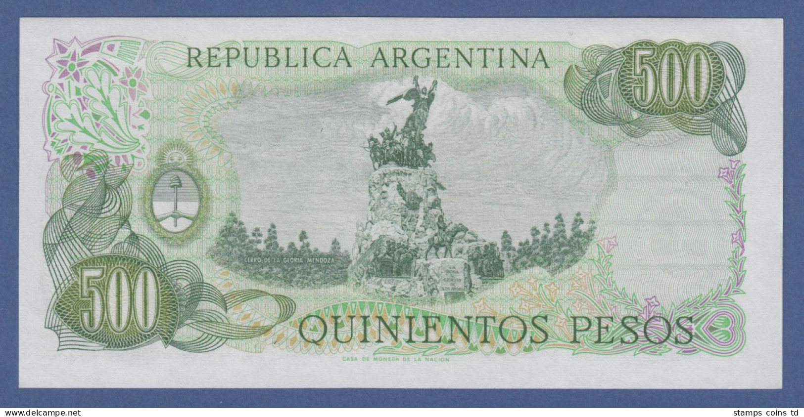 Banknote Argentinien 500 Pesos San Martin - Otros – América