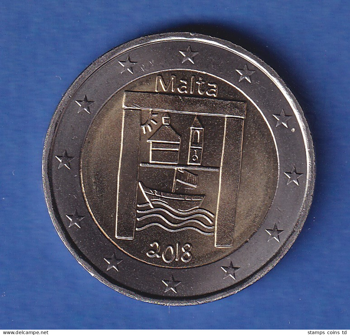 Malta 2018 2-Euro-Sondermünze Kulturelles Erbe Bankfr. Unzirk.  - Malte