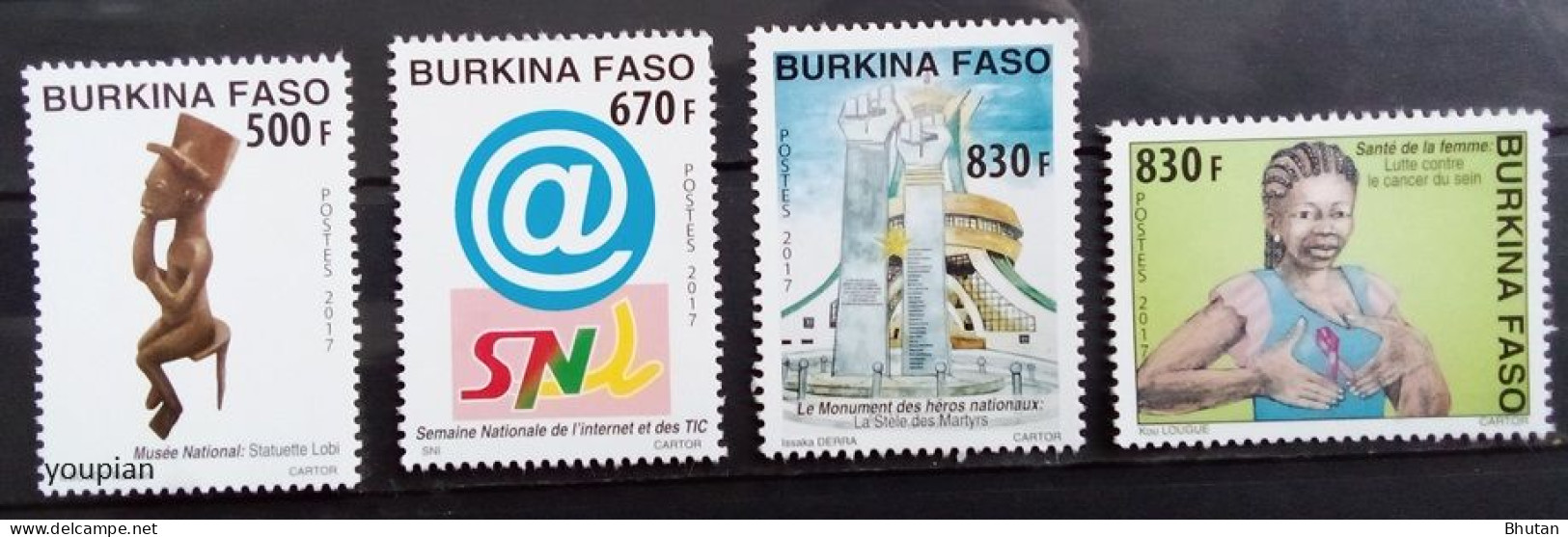 Burkina Faso 2017, Different Issues, MNH Stamps Set - Burkina Faso (1984-...)