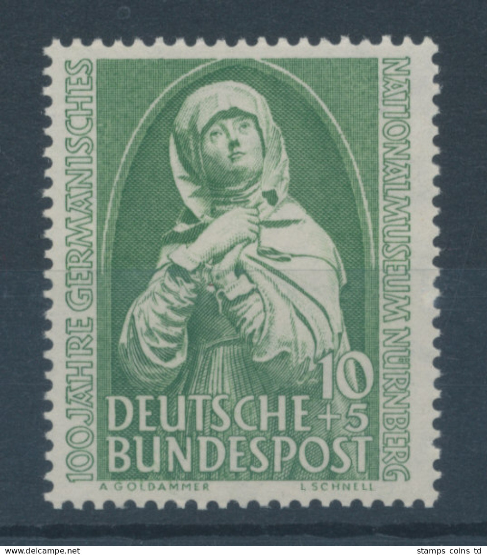 Bundesrepublik 1952, Germanisches Nationalmuseum Nürnberg, Mi.-Nr. 151 ** - Neufs