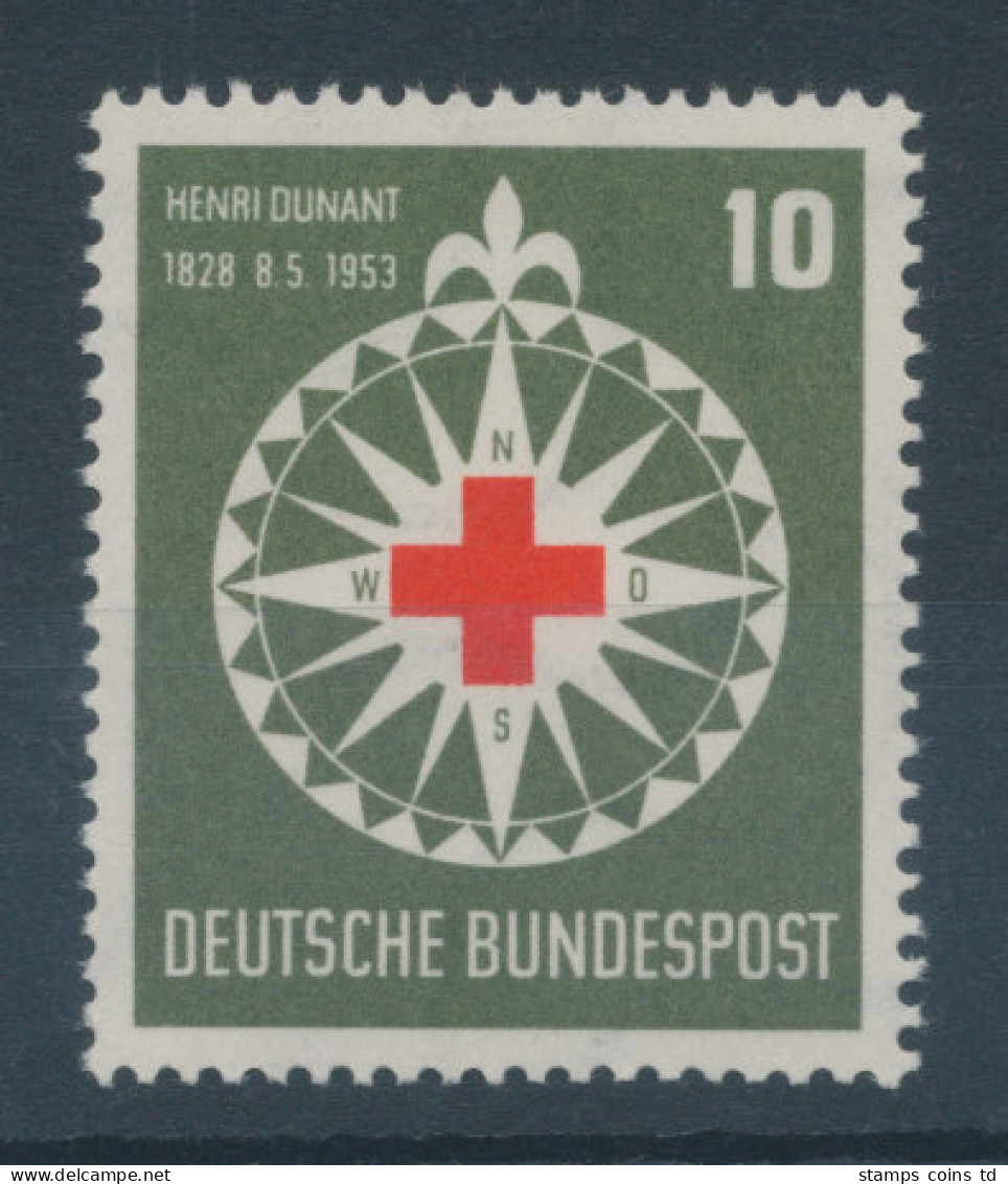 Bundesrepublik 1953, Henry Dunant, Rotes Kreuz, Mi.-Nr. 164 ** - Neufs