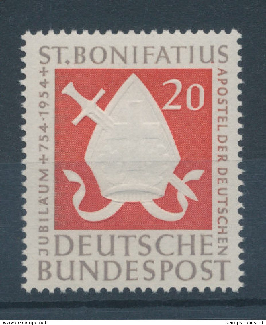 Bundesrepublik 1954, Heiliger Bonifatius, Mi.-Nr. 199 ** - Neufs