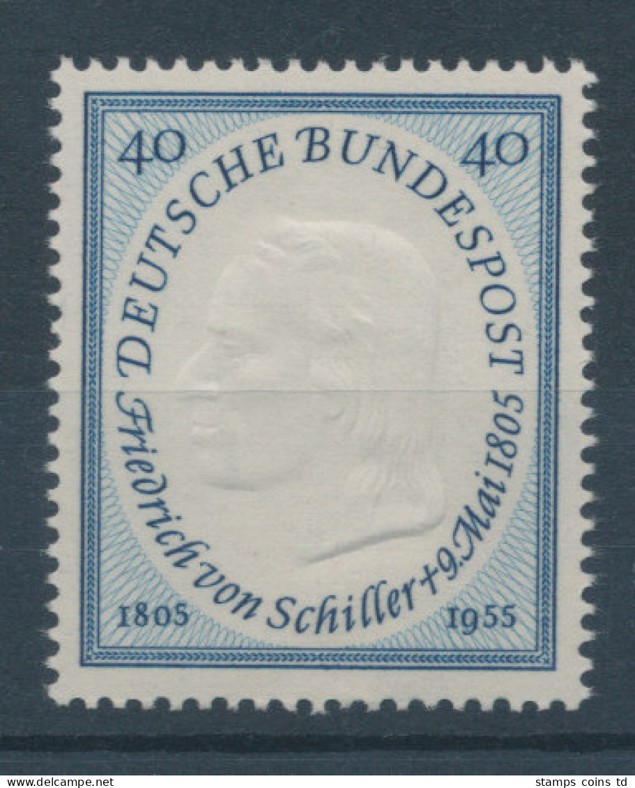 Bundesrepublik 1955, Friedrich Schiller, Mi.-Nr. 210 ** - Neufs